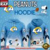 Los Angeles Rams NFL x Peanuts Christmas Unisex Hoodie 3 Los Angeles Rams NFL x Peanuts Christmas Unisex Hoodie