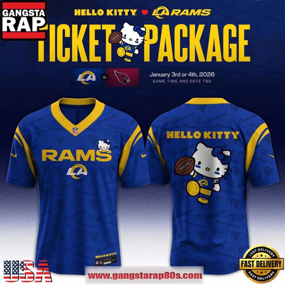 Los Angeles Rams x Hello Kitty Limited Edition Football Jersey