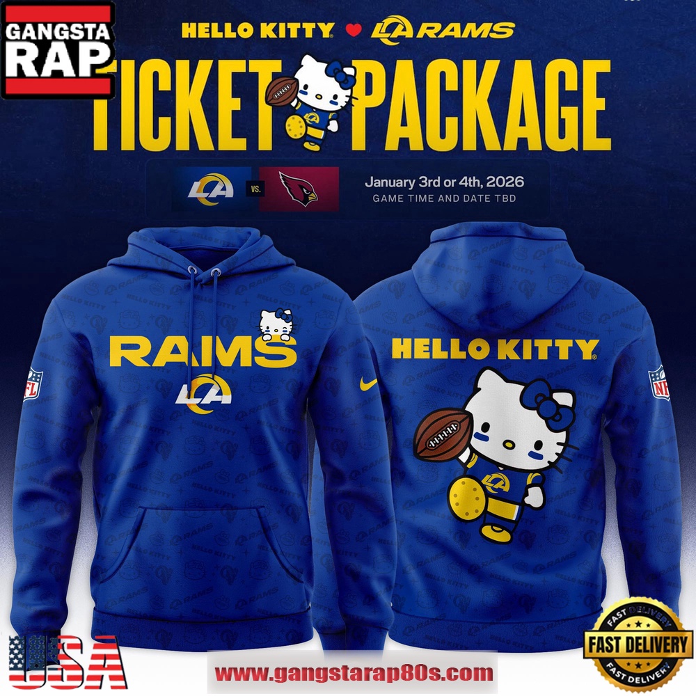 Los Angeles Rams x Hello Kitty Limited Edition Unisex Hoodie