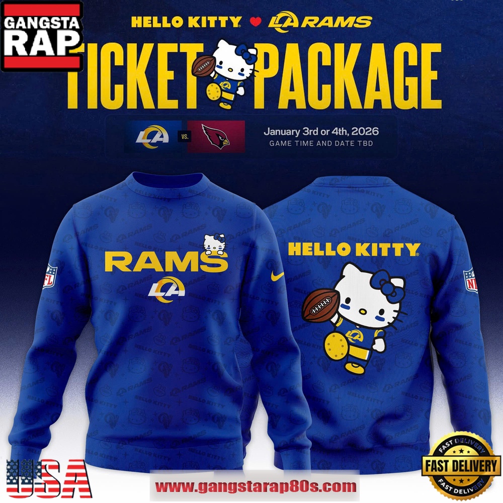 Los Angeles Rams x Hello Kitty New Edition Sweatshirt Los Angeles Rams x Hello Kitty New Edition Sweatshirt
