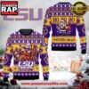 LSU Tigers Football Santa Hohoho Ugly Xmas Sweater
