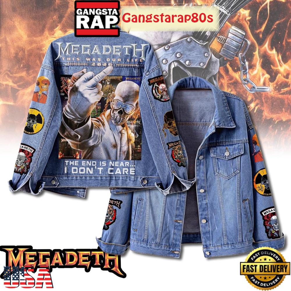 Megadeth This Was Our Life 2026 Limited Edition Denim Jacket
