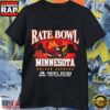 Minnesota Golden Gophers 2025 Rate Bowl Sunset Helmet T Shirt