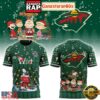 Minnesota Wild Snoopy Christmas 2025 3D Shirt 2 Minnesota Wild Snoopy Christmas 2025 3D Shirt