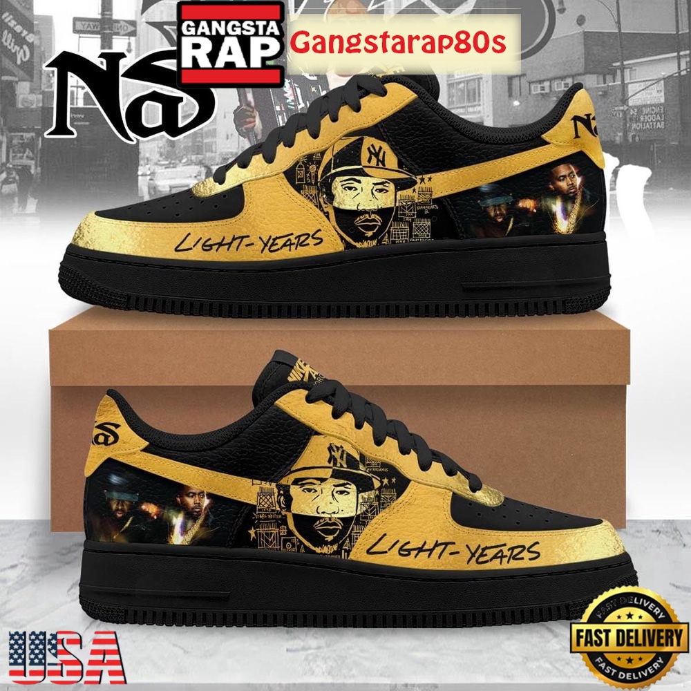 NAS Light Years Limited Edition Air Force 1 Sneakers Shoes
