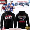 New England Patriots 2025 AFC East Division Champions Logo Black Hoodie Shirt