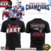 New England Patriots 2025 AFC East Division Champions Logo T-Shirt