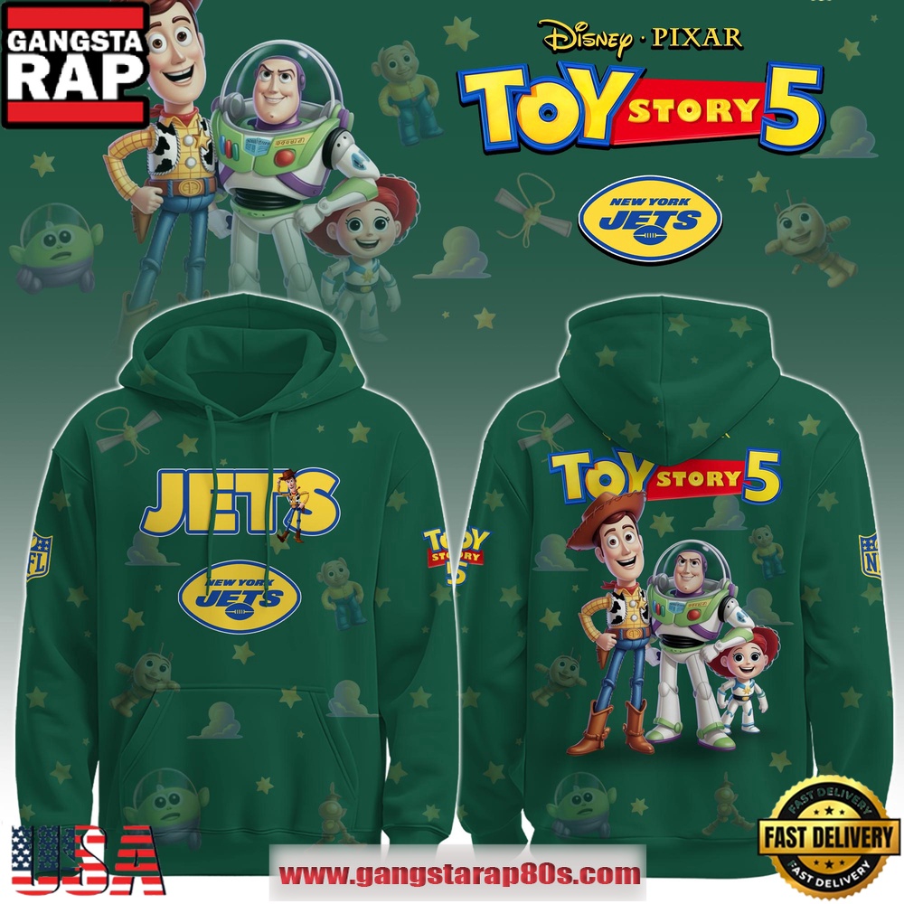 New York Jets NFL x Toy Story 5 Limited Edition Hoodie Shirt