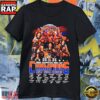 New York Knicks 2025 Emirates Nba Cup Champions Player Collage Signatures T Shirt