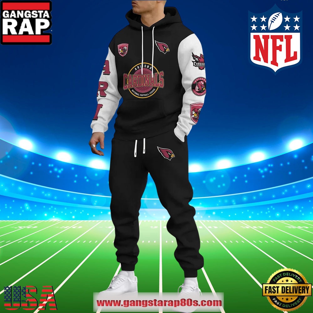 NFL Arizona Cardinals Holiday Christmas New Design Hoodie Joggers Set
