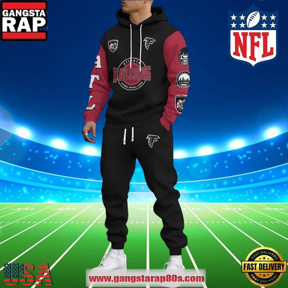NFL Atlanta Falcons Holiday Christmas Hoodie Joggers Set
