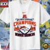 NFL Denver Broncos AFC West Champions 2025 Mascot T-Shirt