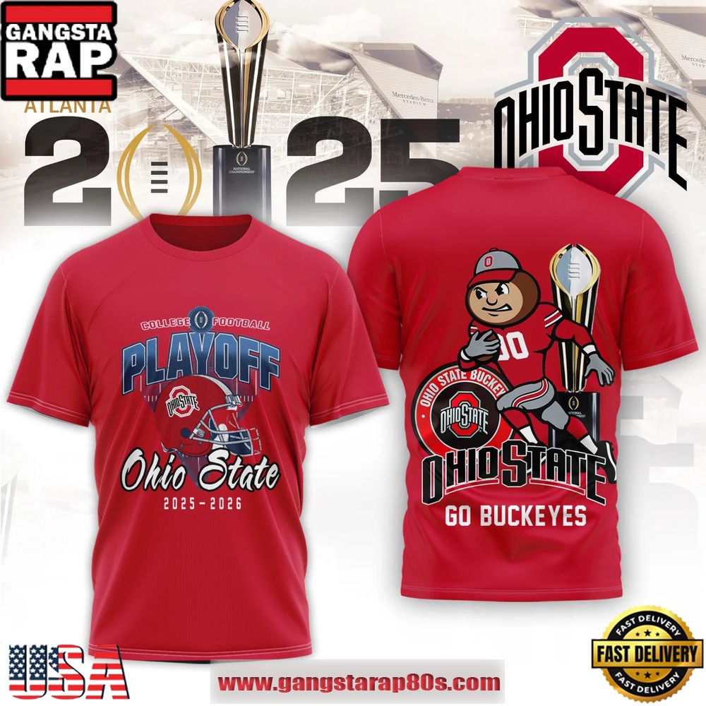 Ohio State NCAA College Football Playoff 2025-26 T Shirt