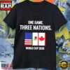 One Game Three Nations World Cup 2026 T Shirt