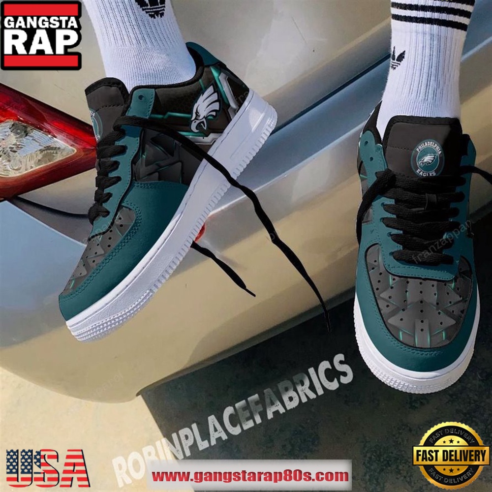 Philadelphia Eagles AF 1 Running Sneakers Shoes