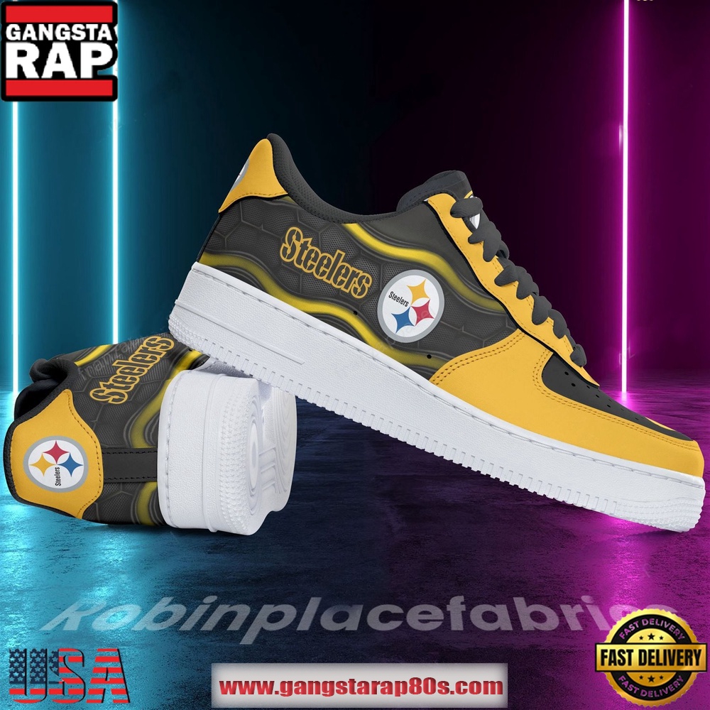 Pittsburgh Steelers AF 1 Running Sneakers Shoes