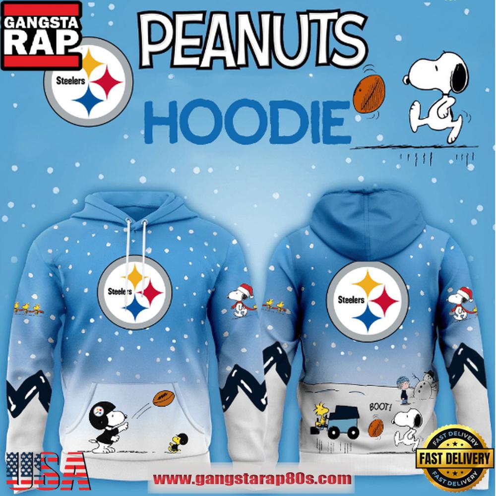 Pittsburgh Steelers NFL x Peanuts Christmas Unisex Hoodie