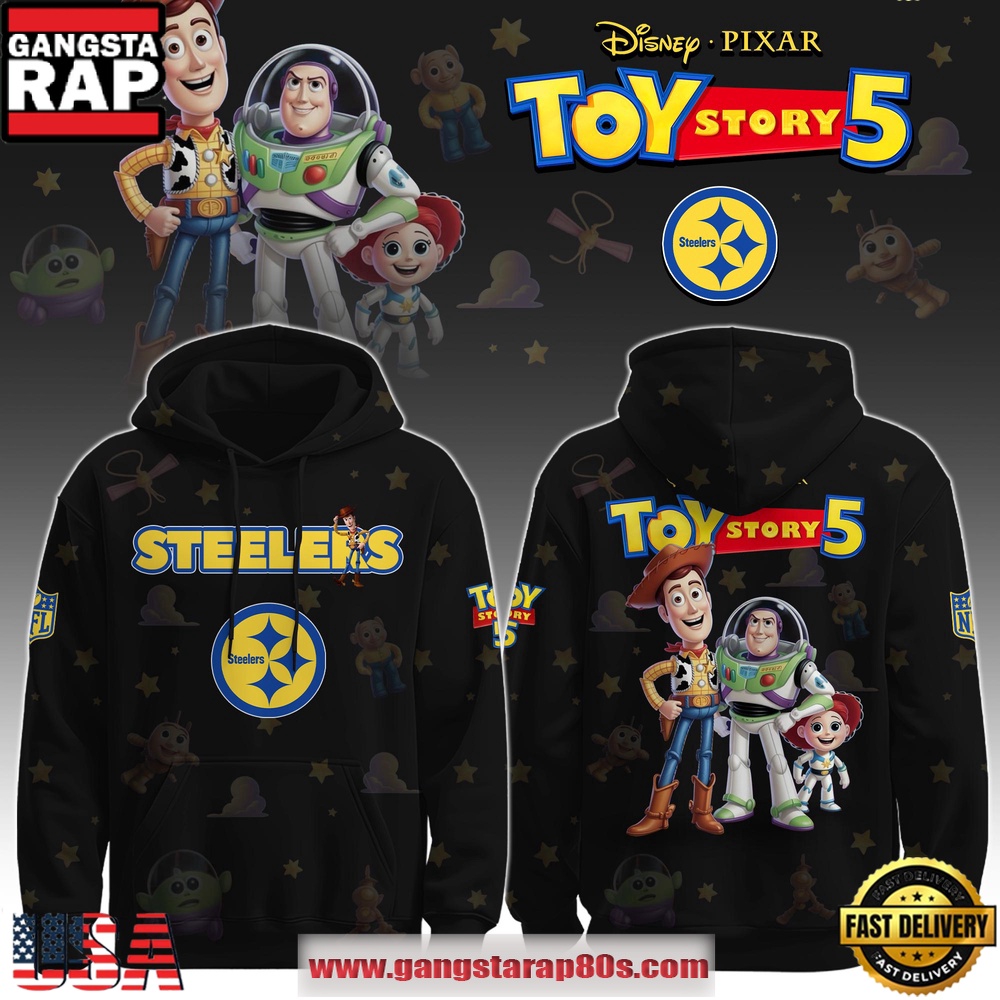 Pittsburgh Steelers NFL x Toy Story 5 Limited Edition Hoodie Shirt