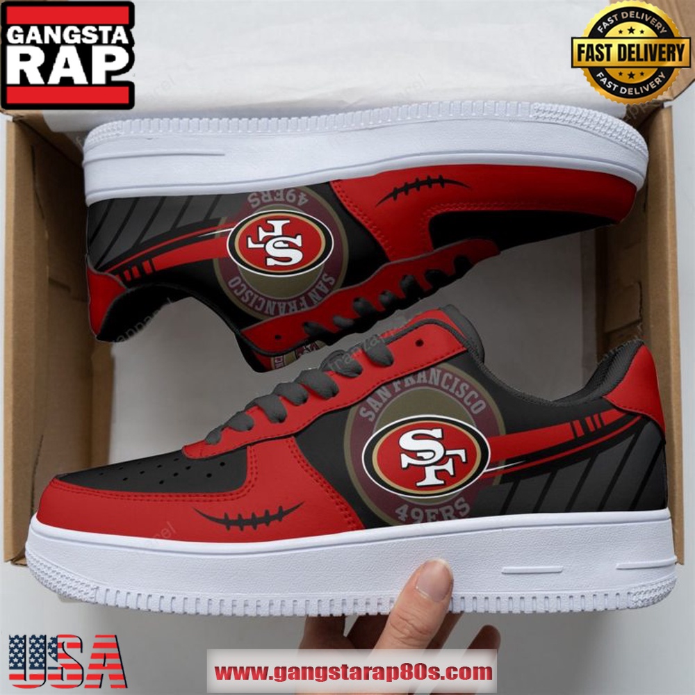 San Francisco 49ers NFL Limited Style Air Force 1 Sneakers Shoes