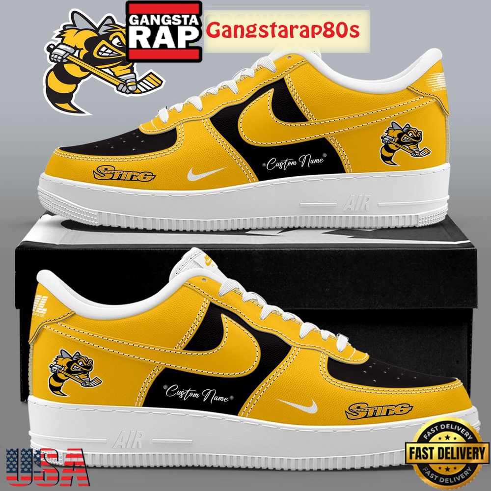 Sarnia Sting Hockey New Season 2026 Custom Air Force 1 Running Sneakers Shoes Sarnia Sting Hockey New Season 2026 Custom Air Force 1 Running Sneakers Shoes
