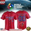 Team Puerto Rico 2026 World Baseball Classic Red Baseball Jersey Shirt