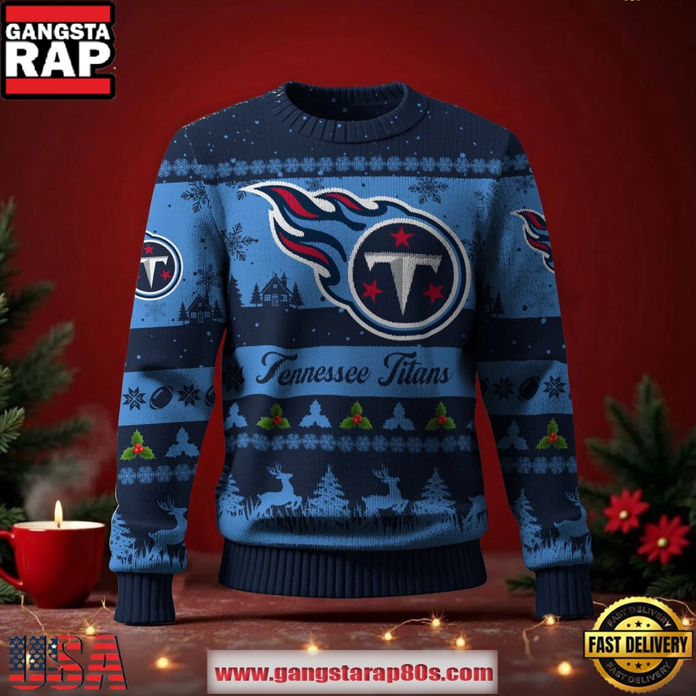 Tennessee Titans NFL Holiday Spirit Ugly Christmas Sweater
