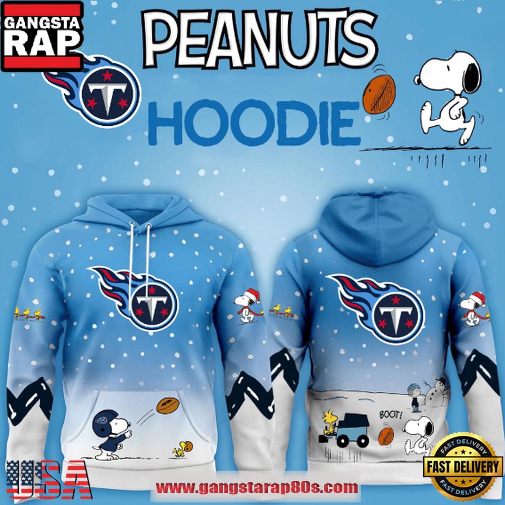 Tennessee Titans NFL x Peanuts Christmas Unisex Hoodie
