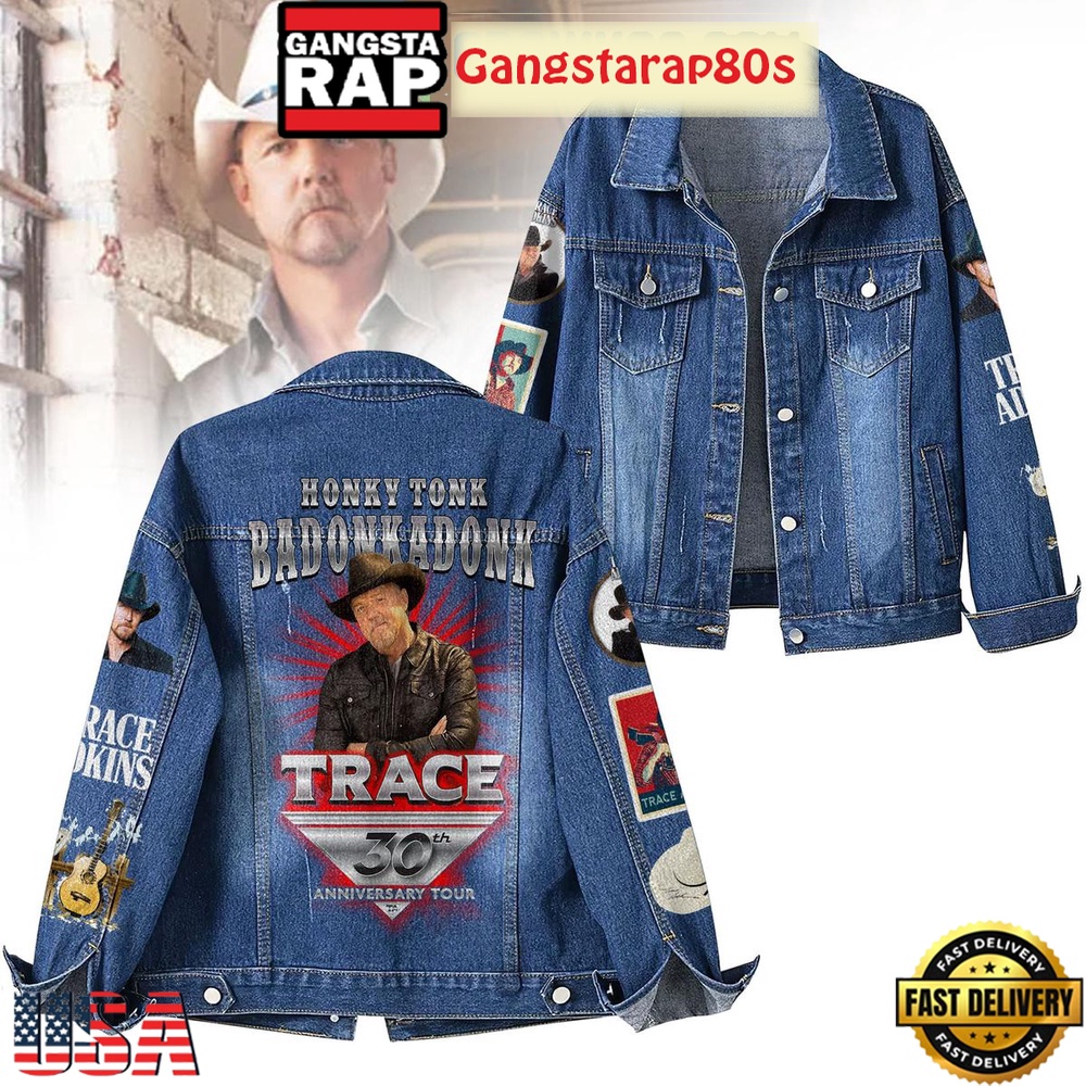 Trace Adkins 30th Anniversary Tour Special Edition Denim Jacket
