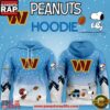 Washington Commanders NFL x Peanuts Christmas Unisex Hoodie