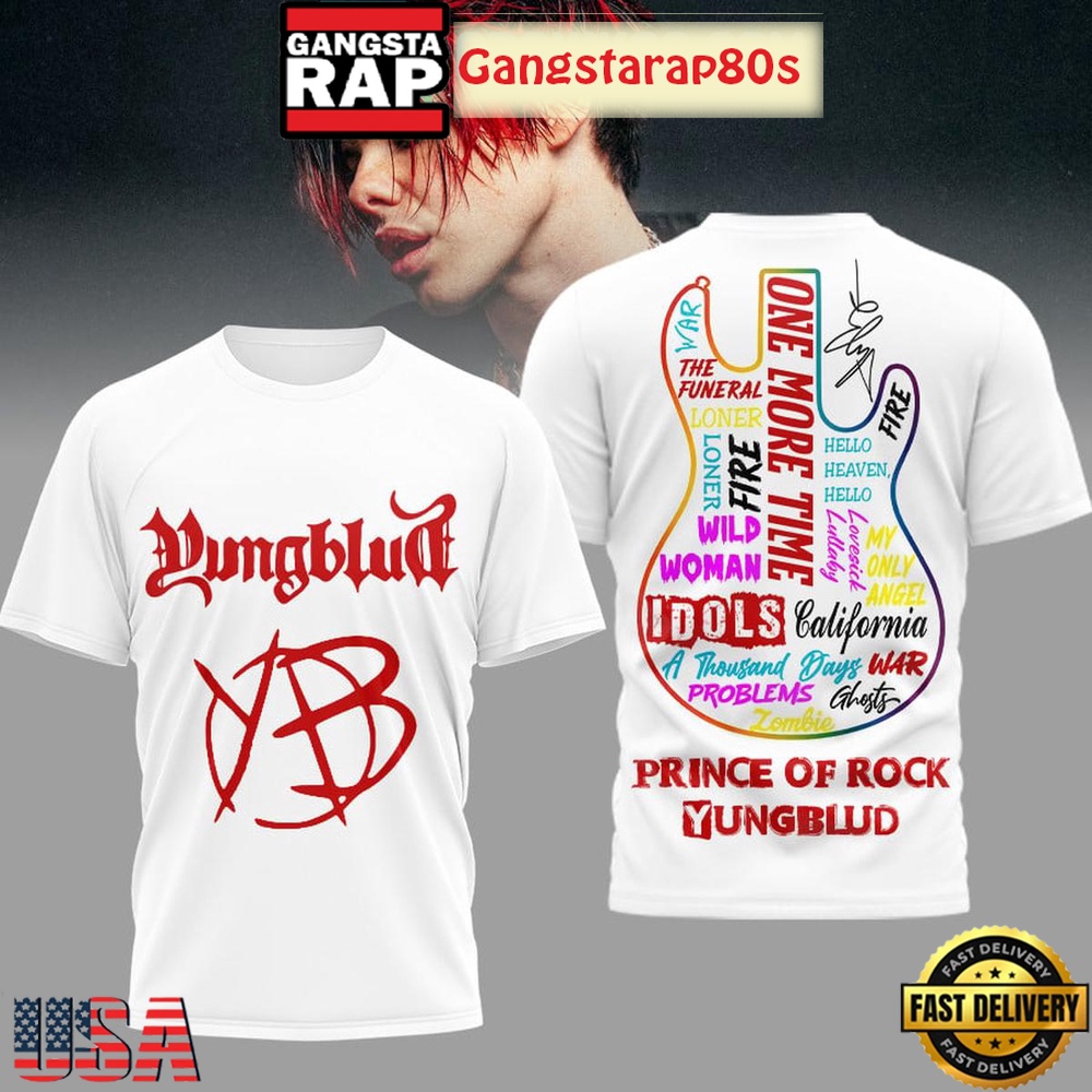 Yungblud Prince Of Rock 2026 All Over Print Shirt