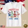 1776–2026 America 250th Anniversary Funny Goose Cartoon T-Shirt 3 1776–2026 America 250th Anniversary Funny Goose Cartoon T-Shirt