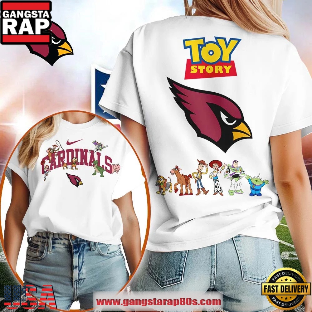 Arizona Cardinals NFL x Toy Story New Design Women 3D Shirt