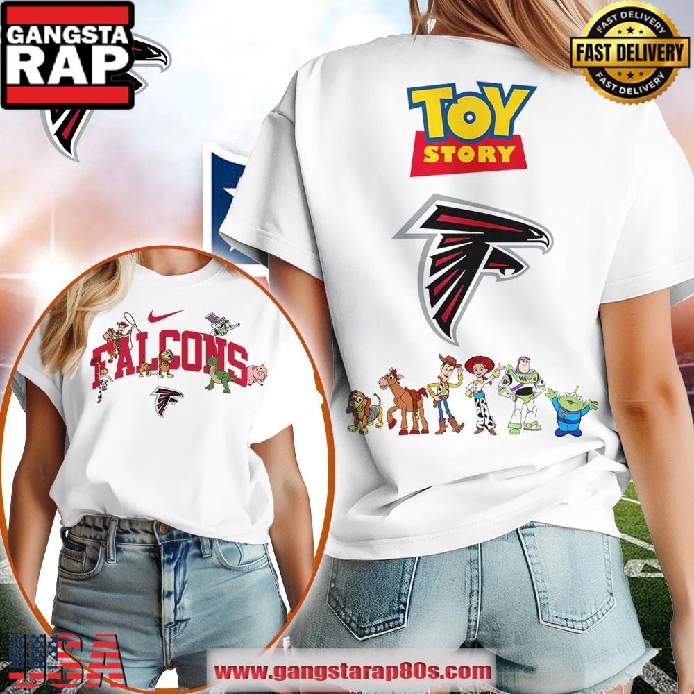 Atlanta Falcons NFL x Toy Story New Design Women 3D Shirt Atlanta Falcons NFL x Toy Story New Design Women 3D Shirt