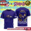 Baltimore Ravens x Scooby Doo Premium Custom Name 3D Shirt 3 Baltimore Ravens x Scooby Doo Premium 3D Shirt