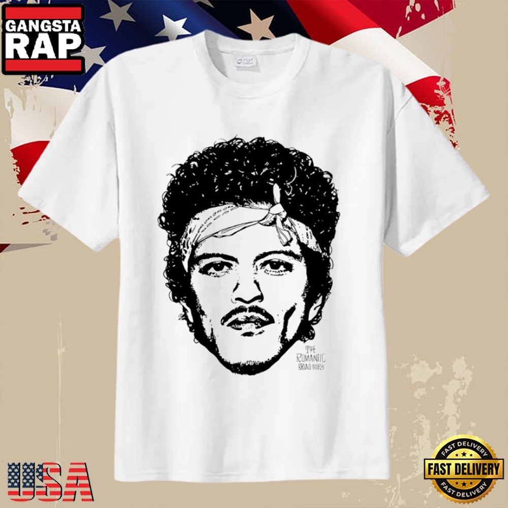 Bruno Mars The Romantic Art Graphic T-Shirt