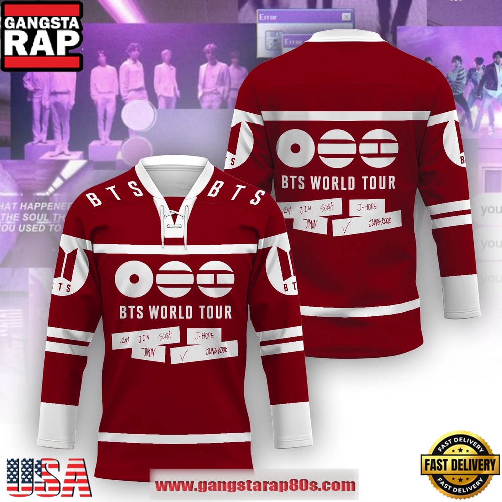 BTS World Tour 2026 Signature Hockey jersey