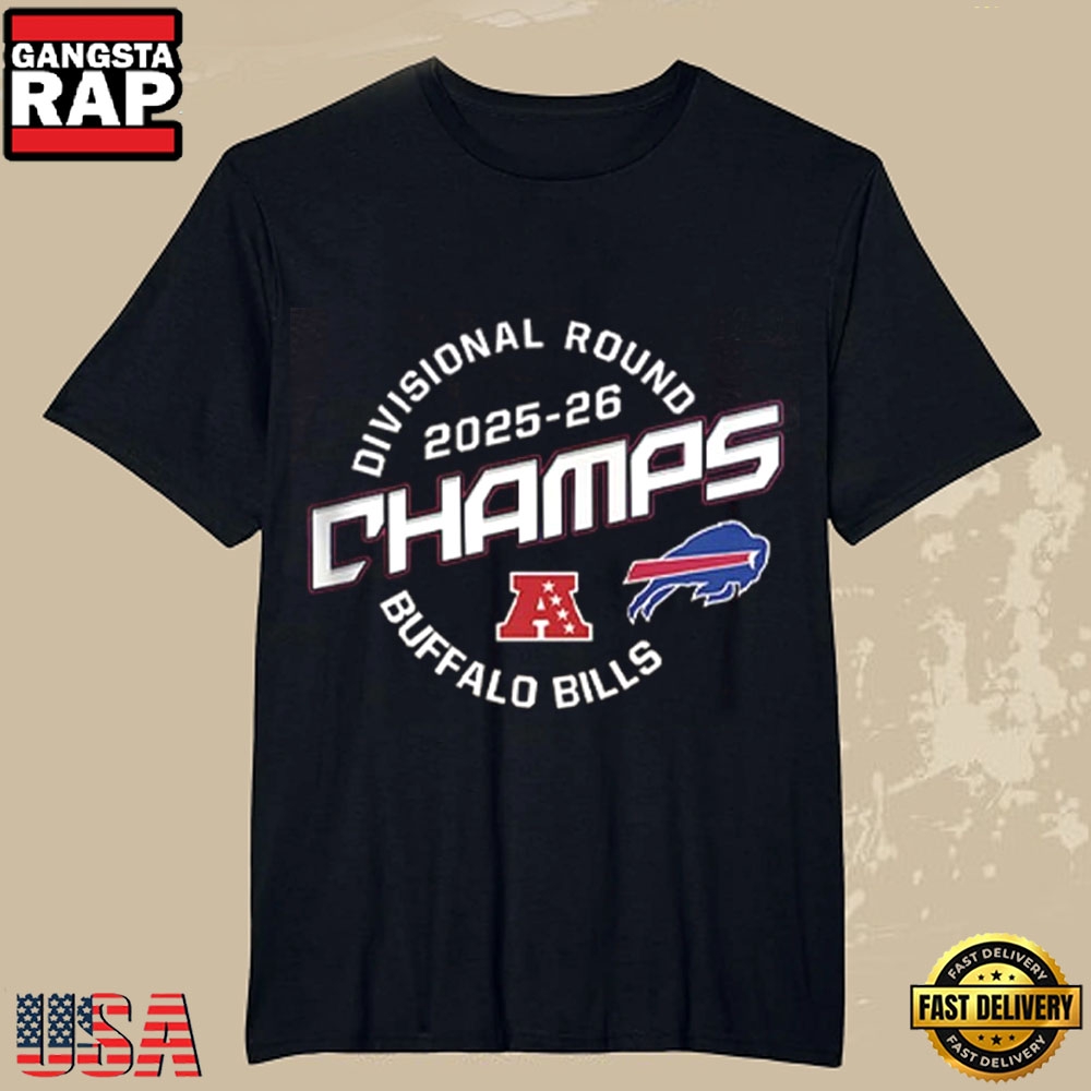 Buffalo Bills AFC Divisional Round Champions 2025–26 T-Shirt