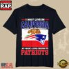 California Living New England Patriots Heart on Gameday Flag 2026 T-Shirt