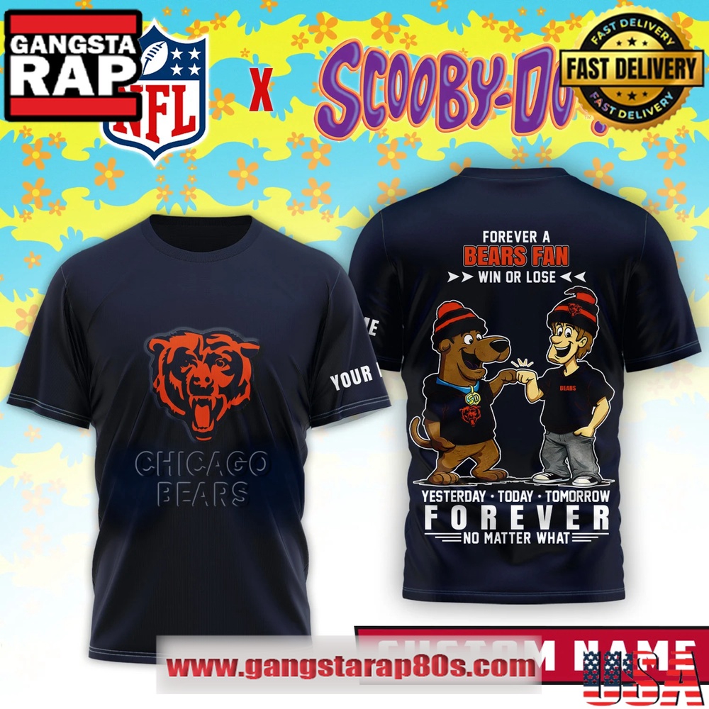 Chicago Bears x Scooby Doo Premium 3D Shirt