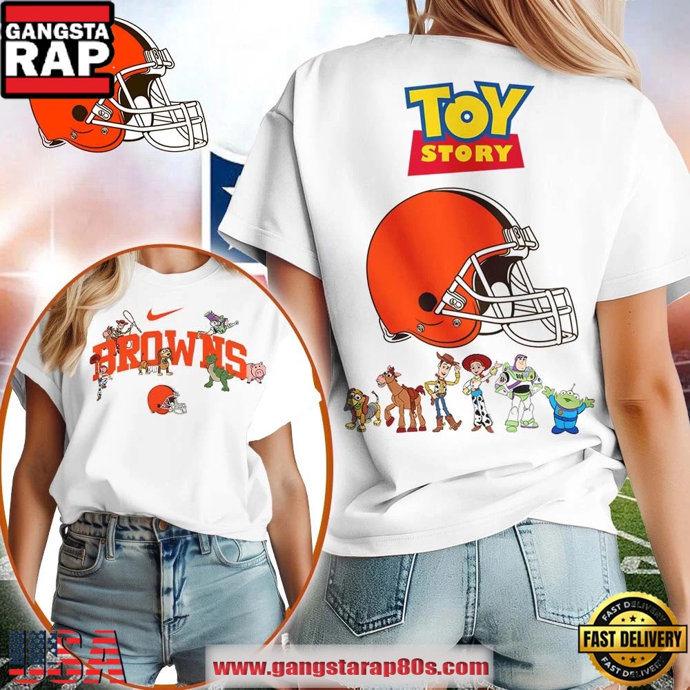 Cleveland Browns NFL x Toy Story New Design Women 3D Shirt