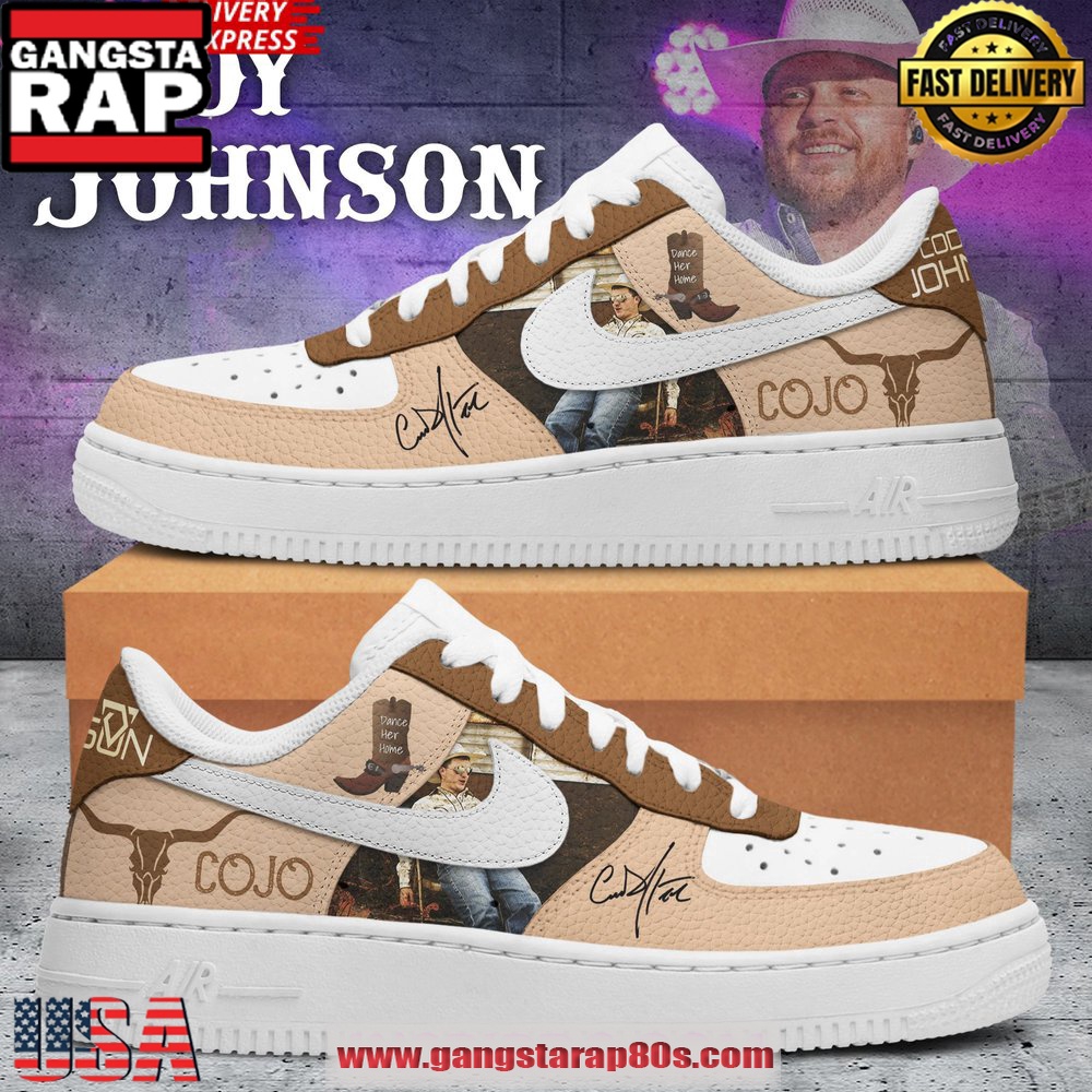 Cody Johnson Cowboy New Edition Air Force 1 Sneakers Shoes