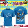Detroit Lions x Scooby Doo Premium Custom Name 3D Shirt