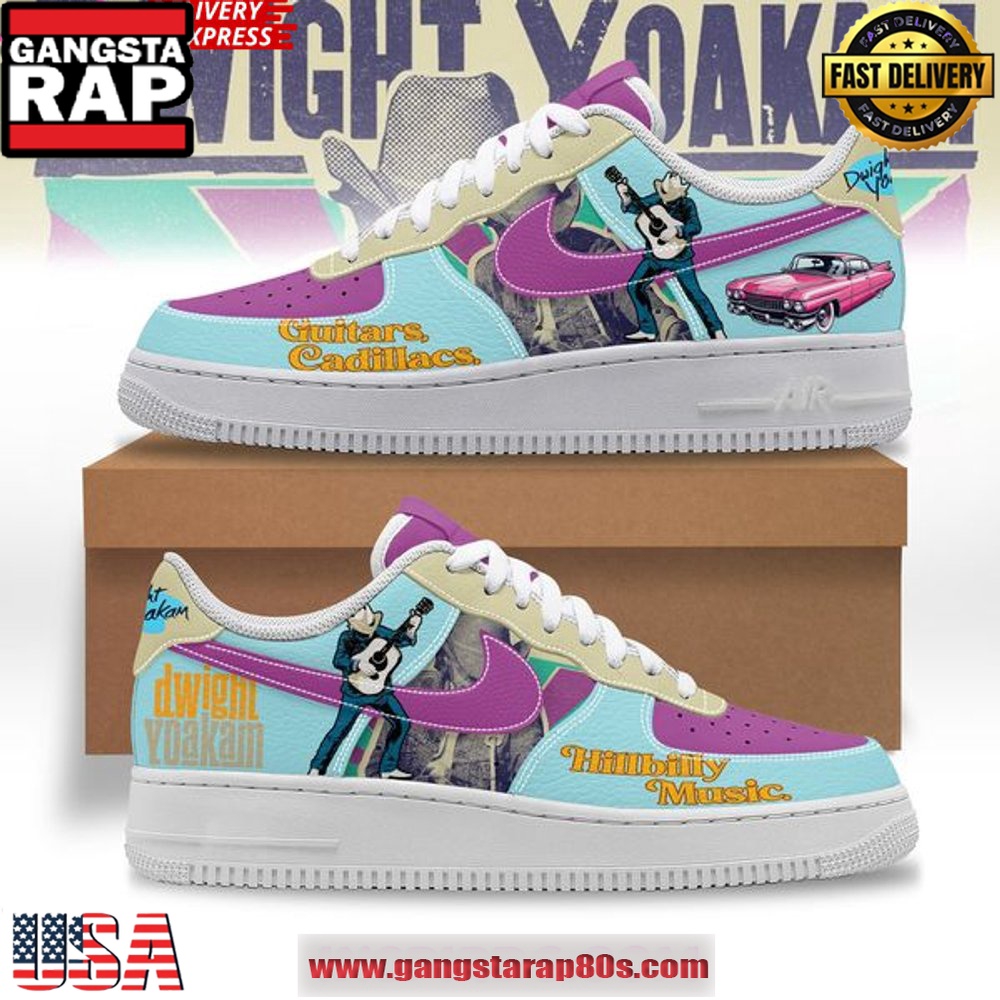 Dwight Yoakam Guitars Cadillacs Hillbilly Music New Edition Air Force 1 Sneakers Shoes Dwight Yoakam Guitars Cadillacs Hillbilly Music New Edition Air Force 1 Sneakers Shoes