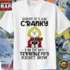 Funny Snoopy Terrible Seventies Cranky Quote T-Shirt