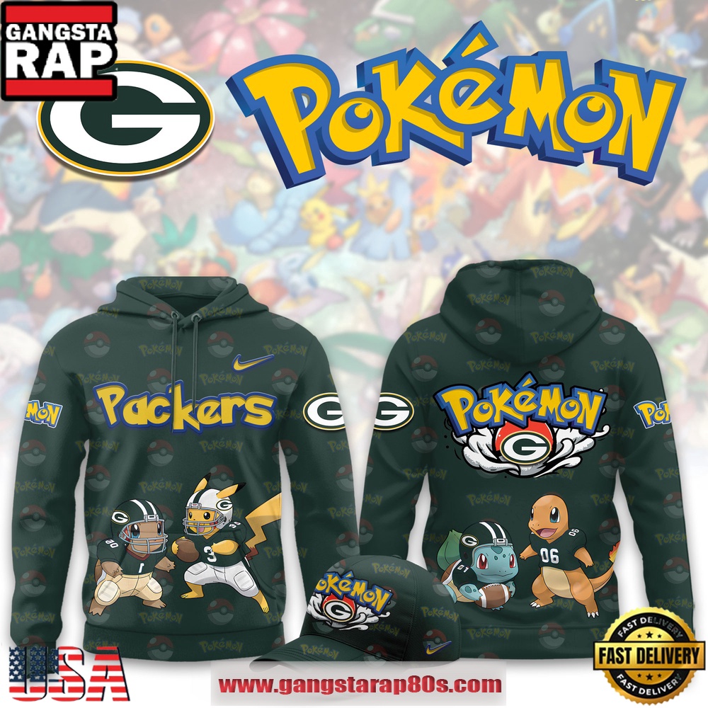 Green Bay Packers NFL x Pokemon Unique Sports Design Hoodie Shirt