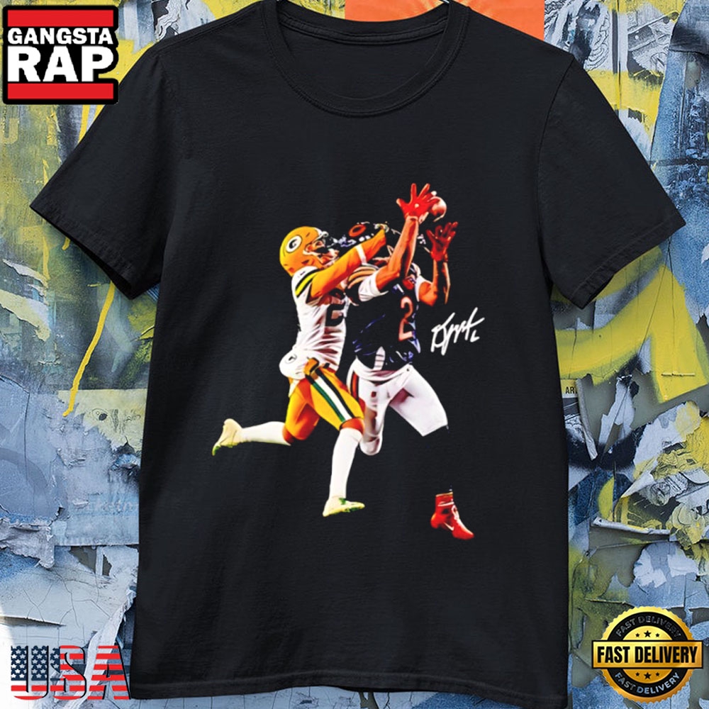 Green Bay Packers vs Chicago Bears Hands Over Everything Signature T-Shirt Green Bay Packers vs Chicago Bears Hands Over Everything Signature T-Shirt