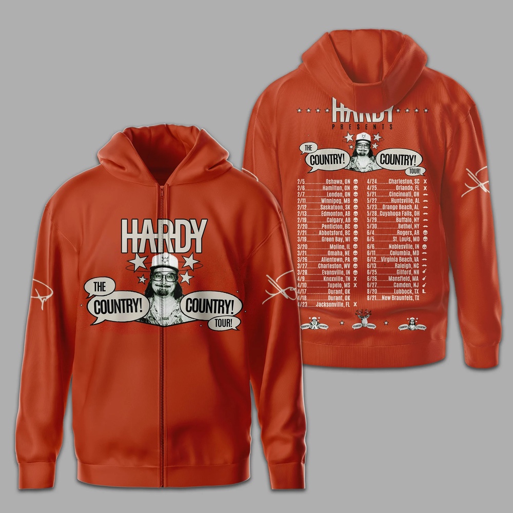 Hardy the Country Tour 2026 Hoodie