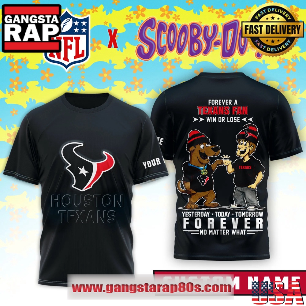 Houston Texans x Scooby Doo Premium 3D Shirt