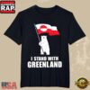 I Stand With Kalaallit Greenland Flag Bear Support T-Shirt