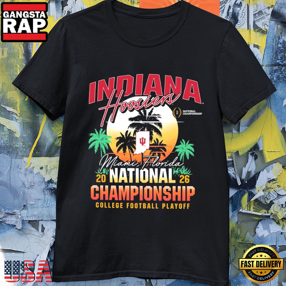 Indiana Hoosiers 2025–2026 College Football CFP Championship T-Shirt